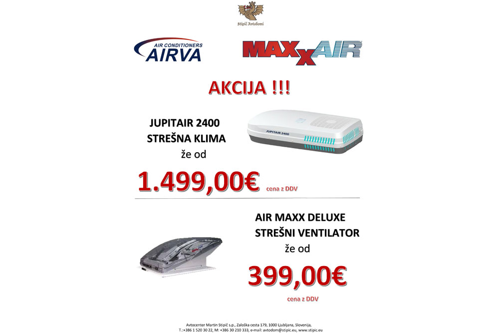 Akcija KLIME Avtodomi Stipi Akcija KLIME Avtodomi Stipi